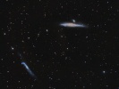 Galaxy in Ursar Major together with small NGC5474